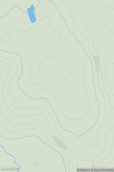 Thumbnail image for Burley Hill [Welsh Borders S] showing contour plot for surrounding peak